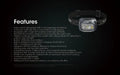 Lampe Frontale Nitecore NU31 – 550 Lumens  NYCTALOPE  