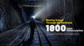 Lampe Frontale Nitecore NU53 - 1800 Lumens rechargeable  NYCTALOPE  
