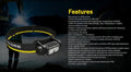 Lampe Frontale Nitecore NU53 - 1800 Lumens rechargeable  NYCTALOPE  