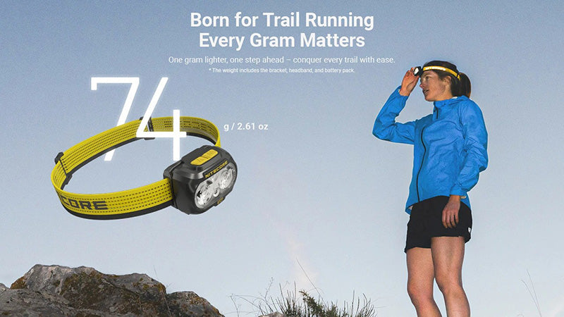 Lampe Frontale Nitecore UT27 - 800 Lumens livrée avec une batterie HLB1500 - version 2025  NYCTALOPE  