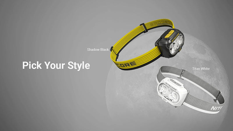 Lampe Frontale Nitecore UT27 PRO - 800 Lumens livrée avec 2 batteries HLB1500 - version 2025  NYCTALOPE  