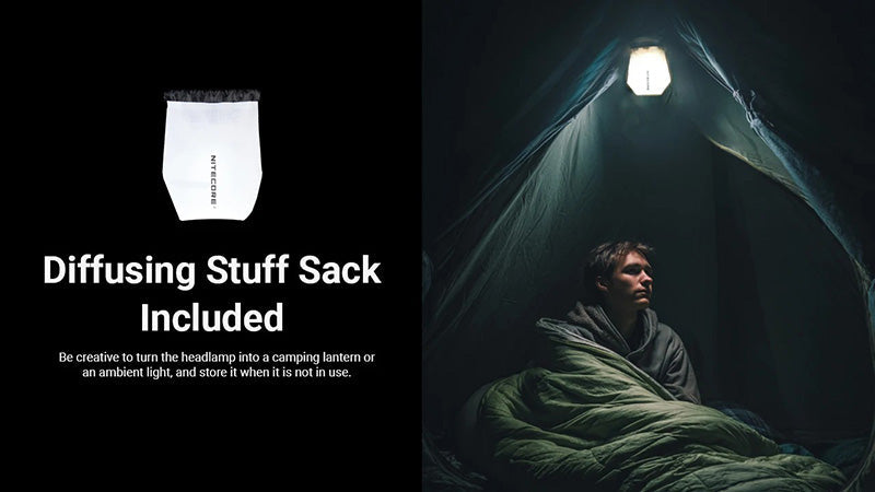 Lampe Frontale Nitecore UT27 PRO - 800 Lumens livrée avec 2 batteries HLB1500 - version 2025  NYCTALOPE  