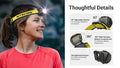 Lampe Frontale Nitecore UT27 PRO - 800 Lumens livrée avec 2 batteries HLB1500 - version 2025  NYCTALOPE  