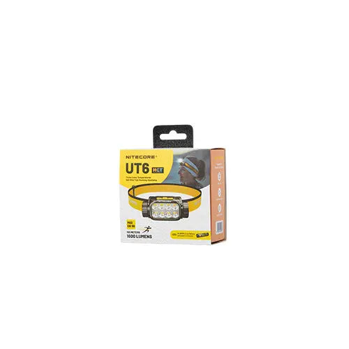 Lampe Frontale Nitecore UT6 1600 Lumens - Trail Running - 3 Températures Couleur - Rechargeable USB-C