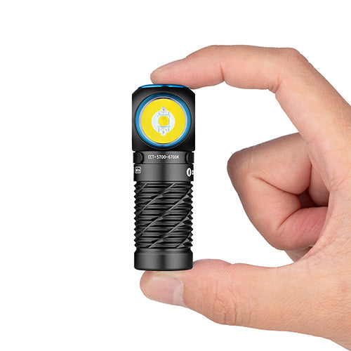 Lampe Frontale Olight Perun 3 Mini 1250 Lumens - Rechargeable - Double Source Lumineuse - Édition Standard