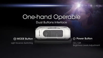 Lampe Frontale spéciale course Nitecore NU21 Noir – 360 Lumens – Rechargeable  NYCTALOPE  