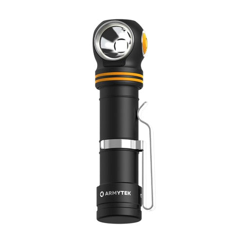Lampe Frontale Armytek Elf C2 Max LR 4500 Lumens - Portée 235m Longue Distance - 4 en 1 - Rechargeable USB-C