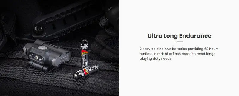 Lampe Multifonction Nextorch UL12- 17 Lumens - lumière de secours de sécurité et d'avertissement  NYCTALOPE  