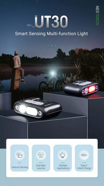 Lampe Multifonction Nextorch UT30 - 320 Lumens  NYCTALOPE  