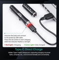 Lampe Nextorch DR K3 PRO - 80 Lumens blanc / Jaune - Lampe médicale rechargeable  NYCTALOPE  