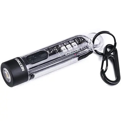 Lampe Nextorch K40 - 300 Lumens / UV / flash rouge et bleu, rechargeable, pour porte-clés  NYCTALOPE  