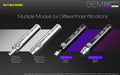 Lampe Nitecore GEM8 – Lampe d'identification professionnelle - Luminosité variable  NYCTALOPE  