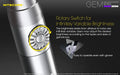 Lampe Nitecore GEM8 – Lampe d'identification professionnelle - Luminosité variable  NYCTALOPE  
