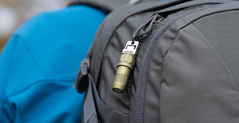 Lampe Porte-Clés Olight iUltra Vert Olive - 80 Lumens - Rechargeable USB-C  NYCTALOPE  