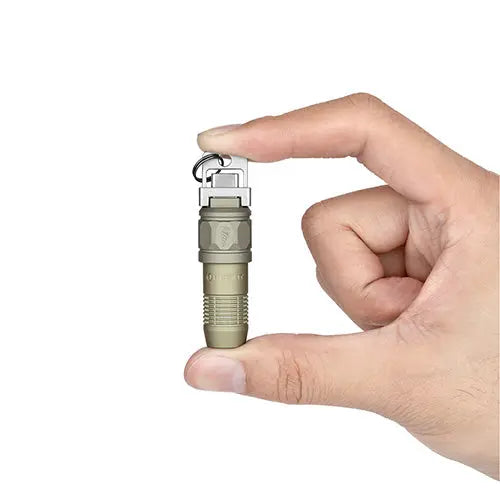 Lampe Porte-Clés Olight iUltra Vert Olive - 80 Lumens - Rechargeable USB-C  NYCTALOPE  