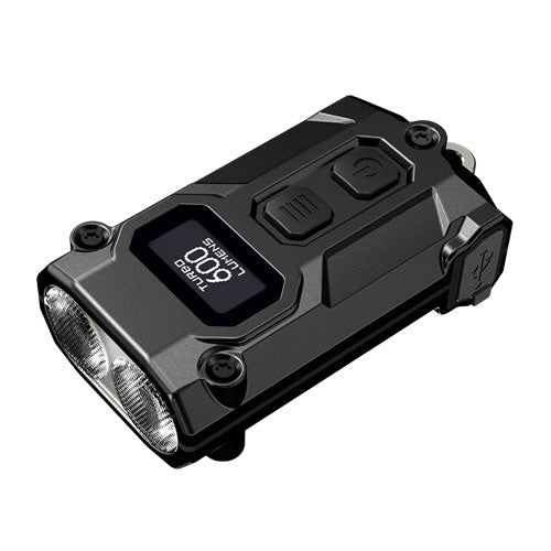 Lampe Porte-clés Nitecore Tini 3 600 Lumens - 3 températures de couleur - Écran OLED - Rechargeable USB-C - NYCTALOPE