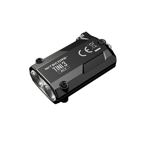 Lampe Porte-clés Nitecore Tini 3 600 Lumens - 3 températures de couleur - Écran OLED - Rechargeable USB-C