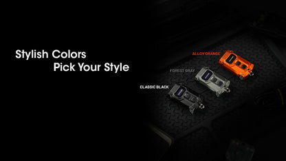 Lampe Porte-clés Nitecore Tini 3 600 Lumens - 3 températures de couleur - Écran OLED - Rechargeable USB-C - NYCTALOPE