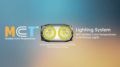Lampe Porte-clés Nitecore Tini 3 600 Lumens - 3 températures de couleur - Écran OLED - Rechargeable USB-C - NYCTALOPE