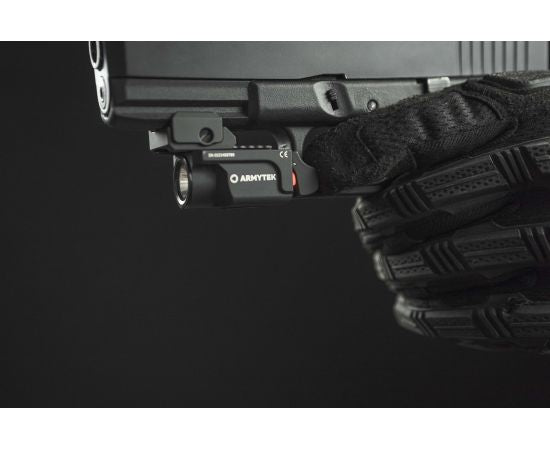 Lampe Tactique Armytek Buckler M1 700 Lumens - Montage Arme de Poing - Rechargeable Magnétique - IP67