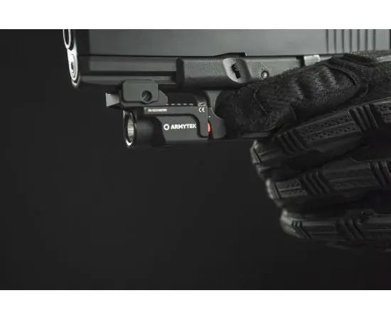 Lampe Tactique Armytek Buckler M1 700 Lumens - Montage Arme de Poing - Rechargeable Magnétique - IP67 - NYCTALOPE