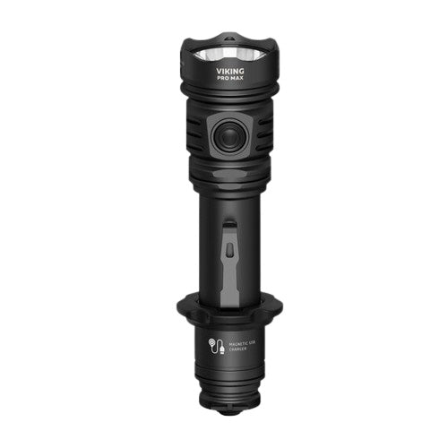Lampe torche Armytek Viking Pro Max 5300 Lumens - Batterie 21700 Li-Ion 5000mAh - Portée de 355 mètres