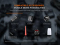 Lampe Tactique Fenix PD35R ACE 2000 Lumens - Multimodes - Rechargeable USB-C  NYCTALOPE  