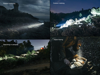 Lampe Tactique Fenix PD45R ACE 3200 Lumens - 6 modes personnalisables - Commutateur tactique - Rechargeable USB-C - NYCTALOPE