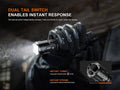 Lampe Tactique Fenix TK25R 3600 Lumens - Multi-sources LED - Rechargeable USB-C - IP68  NYCTALOPE  