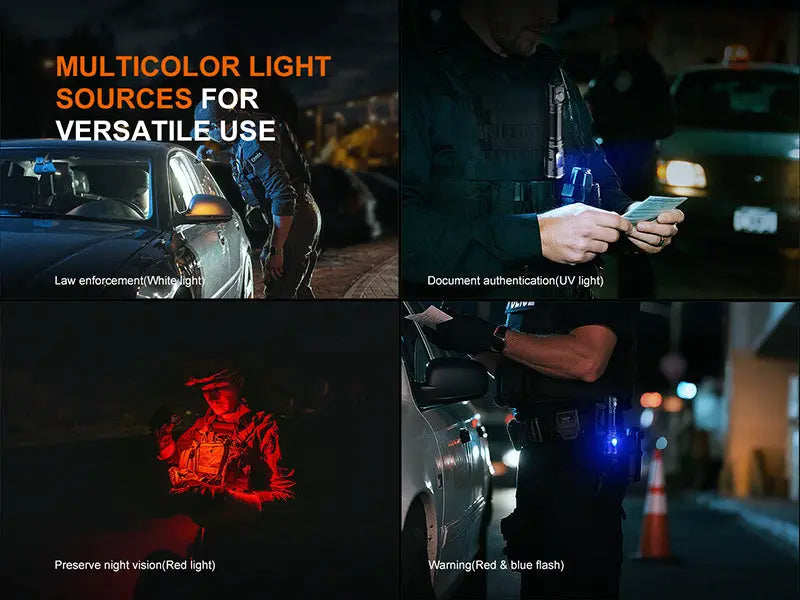 Lampe Tactique Fenix TK25R 3600 Lumens - Multi-sources LED - Rechargeable USB-C - IP68  NYCTALOPE  