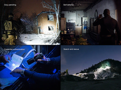 Lampe Torche tactique Fenix TK35R - 5800Lumens - UV 365nm - Double Commutateur - Multi-modes Fenix