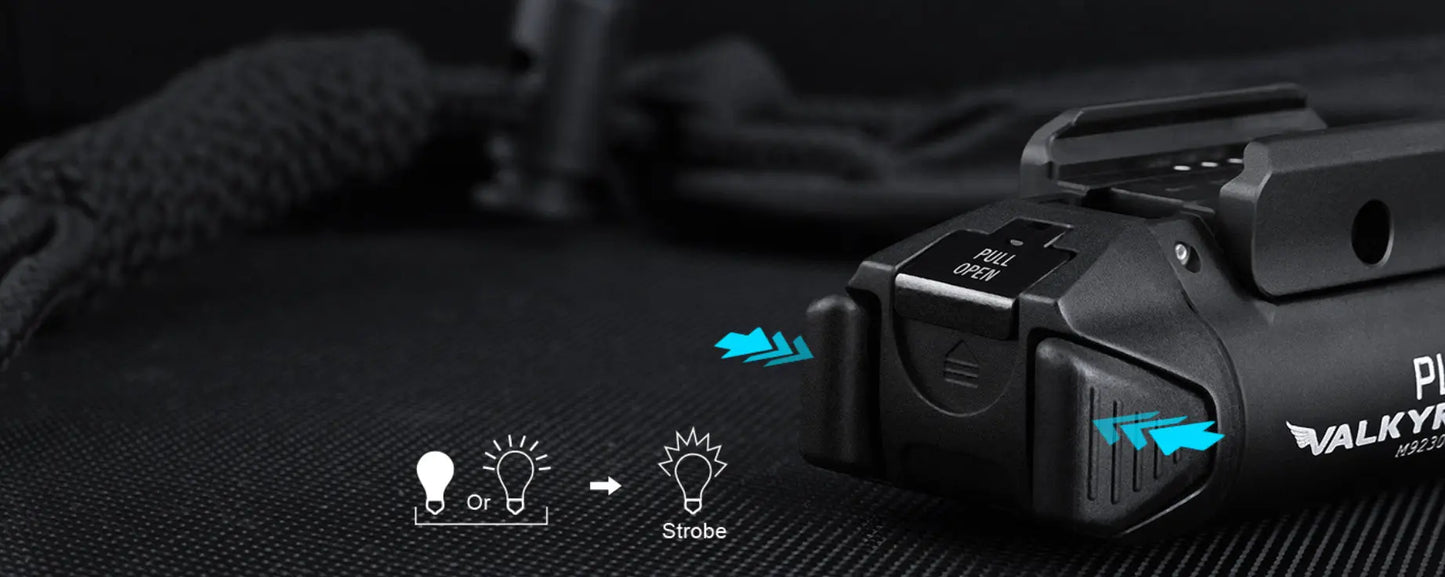 Lampe Tactique Olight Valkyrie PL-3S - 1000 Lumens - Lampe tactique militaire professionnelle  NYCTALOPE  