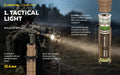 Lampe Torche Armytek Dobermann Pro SAND Magnet USB – 1400 Lumens - WARM  NYCTALOPE  