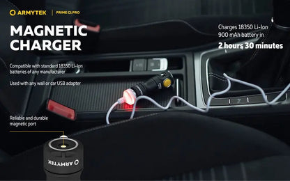 Lampe Torche Armytek Prime C1 PRO V4 Magnet USB – 1000/930 Lumens  NYCTALOPE  