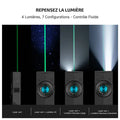 Lampe Torche EDC Olight ArkPro 1500 Lumens - Faisceau Large/Concentré/UV/Laser Vert - 4 Sources Lumineuses  NYCTALOPE  