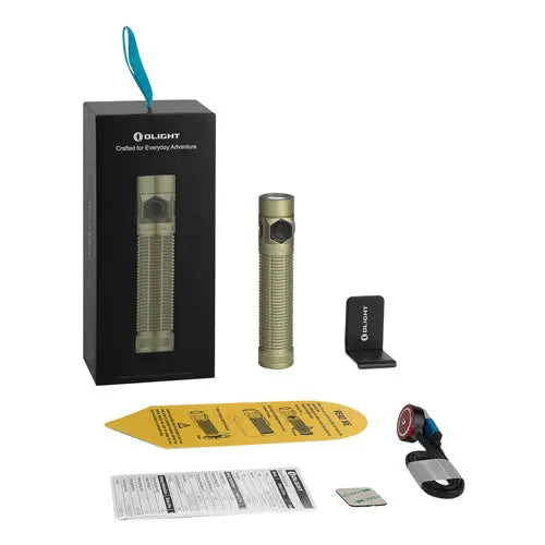 Lampe Torche EDC Olight Baton Ultra 1800 Lumens - Longue Portée 300m - Recharge USB-C/MCC3 - Batterie 18650 Remplaçable