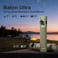 Lampe Torche EDC Olight Baton Ultra 1800 Lumens - Longue Portée 300m - Recharge USB-C/MCC3 - Batterie 18650 Remplaçable