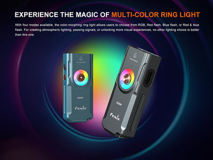 Lampe Torche Fenix E06R 700 Lumens - 3 en 1 - Multifonction - USB-C Rechargeable - NYCTALOPE