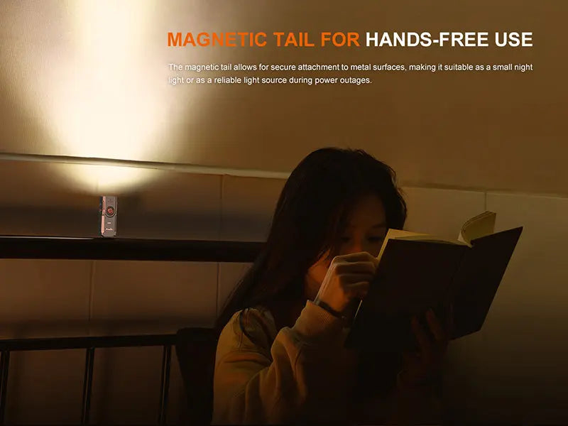 Lampe Torche Fenix E06R 700 Lumens - 3 en 1 - Multifonction - USB-C Rechargeable - NYCTALOPE