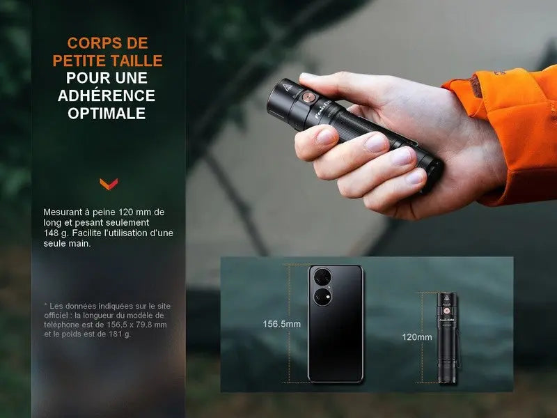 Lampe Torche Fenix E35R – 3100 Lumens - NYCTALOPE