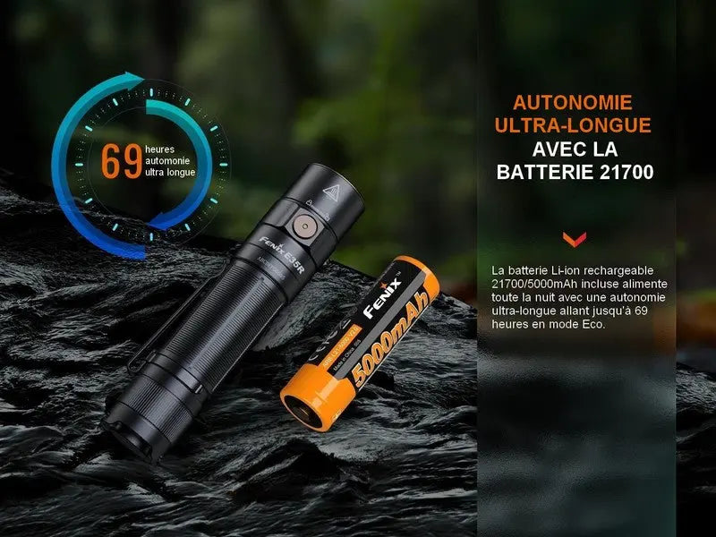 Lampe Torche Fenix E35R – 3100 Lumens - NYCTALOPE