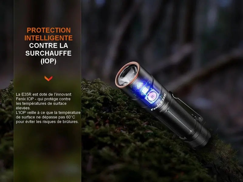 Lampe Torche Fenix E35R – 3100 Lumens - NYCTALOPE