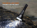Lampe Torche Fenix HT18R V2.0 - 3700 Lumens - Lampe longue portée 1100 mètres - Double interrupteur latéral  NYCTALOPE  