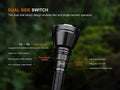 Lampe Torche Fenix HT18R V2.0 - 3700 Lumens - Lampe longue portée 1100 mètres - Double interrupteur latéral  NYCTALOPE  