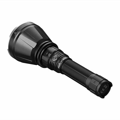 Lampe Torche Fenix HT18R V2.0 - 3700 Lumens - Portée extrême 1100 mètres - Double interrupteur latéral  NYCTALOPE  