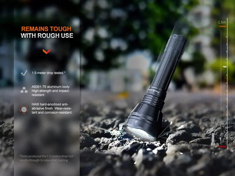 Lampe Torche Fenix HT32 – 2500 Lumens - Longue portée  NYCTALOPE  