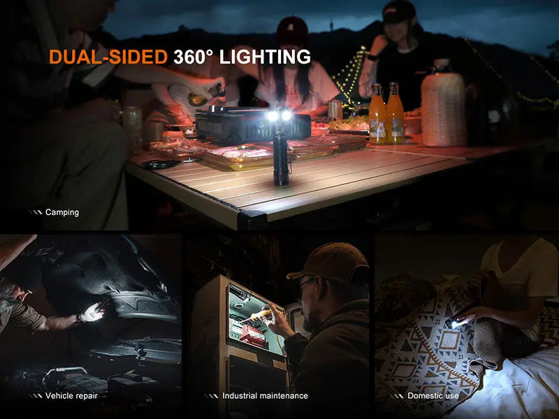Lampe Torche Fenix LD35R - 1800 Lumens - Trois Sources Lumineuses - Rechargeable USB-C  NYCTALOPE  