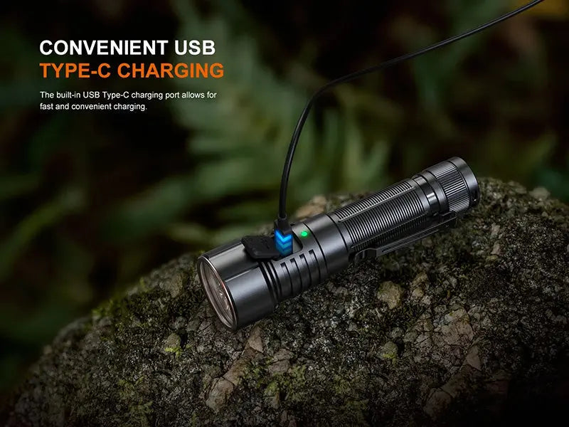 Lampe Torche Fenix LD36R 3600 Lumens - Éclairage Multicolore - Rechargeable USB-C - NYCTALOPE