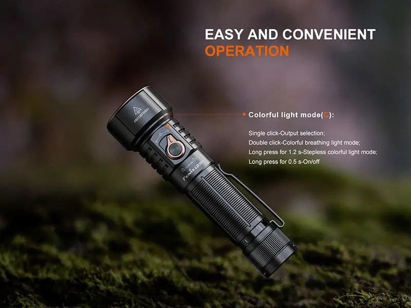 Lampe Torche Fenix LD36R 3600 Lumens - Éclairage Multicolore - Rechargeable USB-C - NYCTALOPE