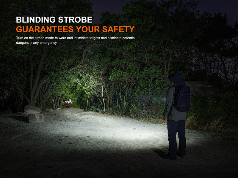 Lampe Torche Fenix LD36R 3600 Lumens - Éclairage Multicolore - Rechargeable USB-C - NYCTALOPE